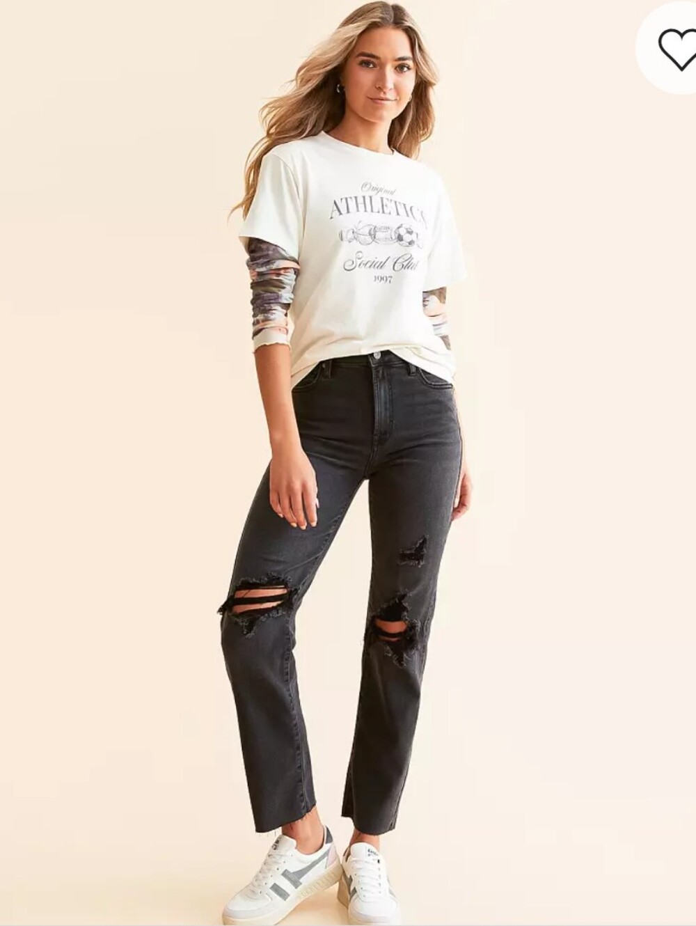 Hidden Black High Rise Straight-Leg Distressed Women’s Jeans